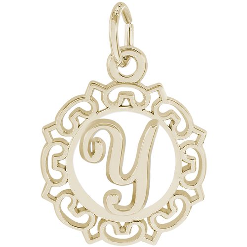 Initial Y Charm 14K Gold - 10-0817-25