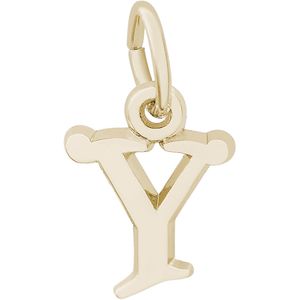 Initial Y Charm Gold Plated - 10-4765-25