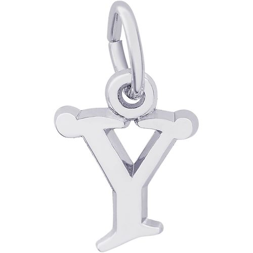 Initial Y Charm Silver - 10-4765-25