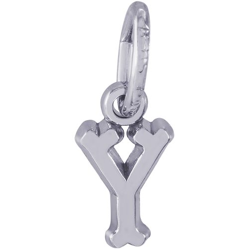 Initial Y Charm Silver - 10-5420-25