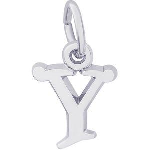 Initial Y Charm Silver - 10-4765-25