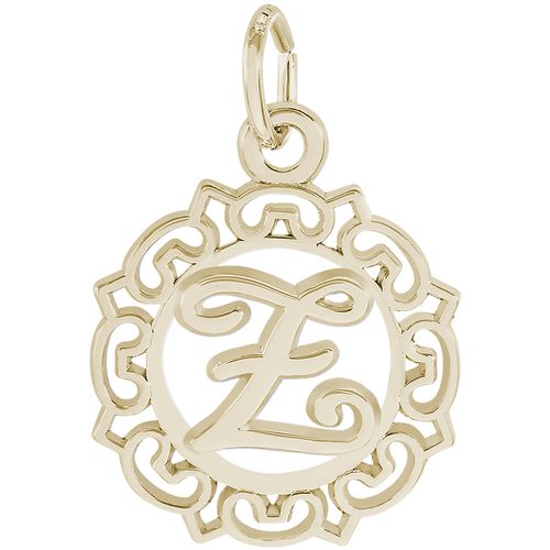 Initial Z Charm Gold Plated - 10-0817-26