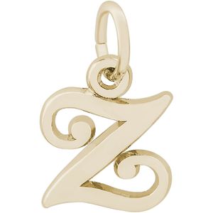 Initial Z Charm Gold Plated - 10-4765-26
