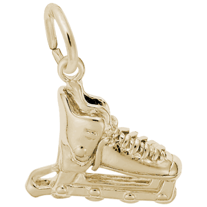 Inline Skate Charm Gold Plated - 10-6191