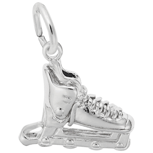 Inline Skate Charm Silver - 10-6191