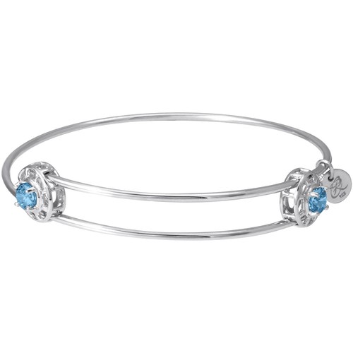 Rembrandt Insightful Bangle - December Bracelet Sterling Silver - 20-0517-12-ss