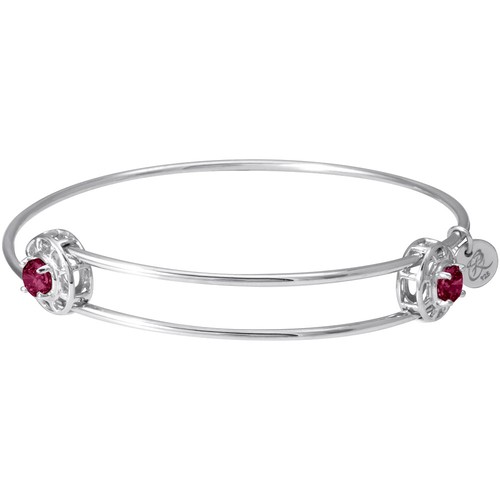 Rembrandt Insightful Bangle - January Bracelet Sterling Silver - 20-0517-1-ss