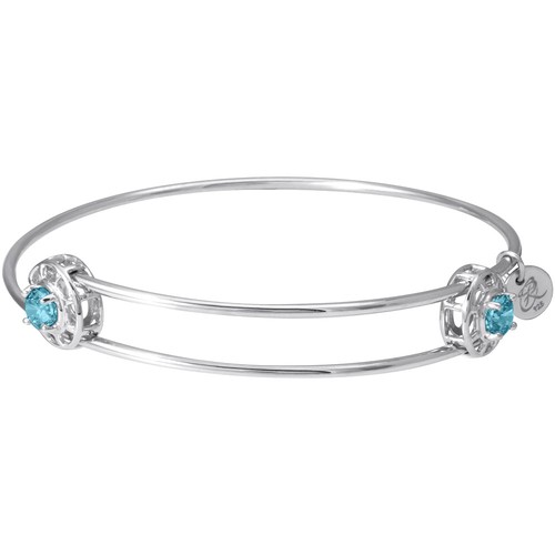 Rembrandt Insightful Bangle - March Bracelet Sterling Silver - 20-0517-3-ss