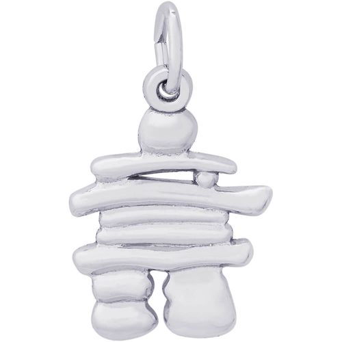 Inukshuk Charm White Gold - 10-2644
