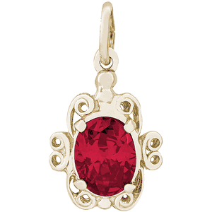 January Charm Gold Plated - 10-4764-1