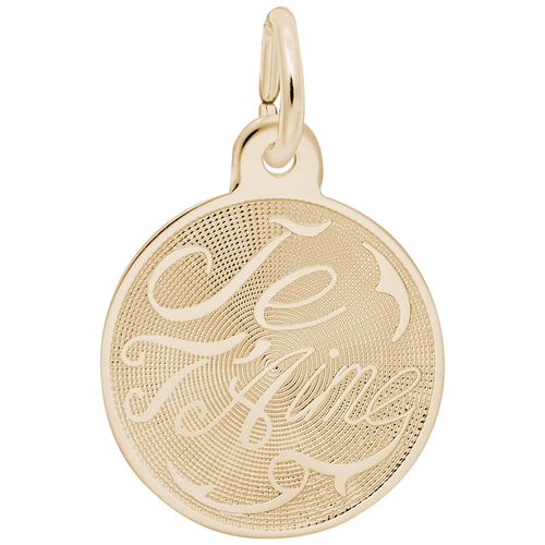 Je T'Aime Charm 10K Gold - 10-6118