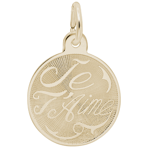 Je T'Aime Charm 14K Gold - 10-6118