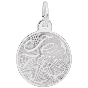 Je T'Aime Charm White Gold - 10-6118