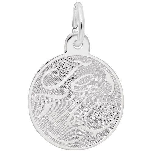 Je T'Aime Charm White Gold - 10-6118