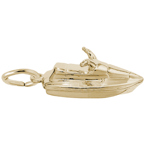 Jet Ski Charm Gold Plated - 10-6432