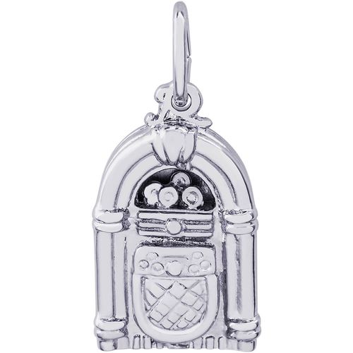 Juke Box Charm White Gold - 10-8171