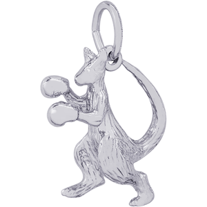 Kangaroo Charm Silver - 10-6229