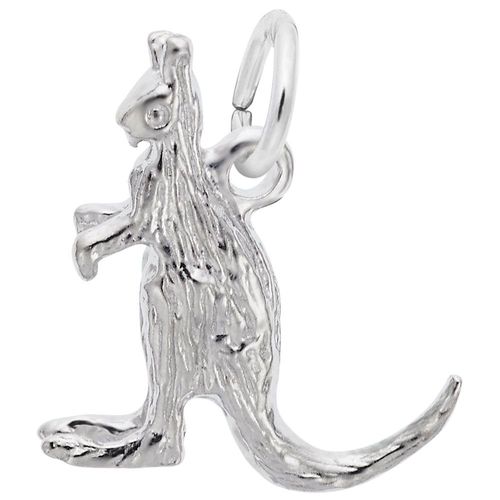Kangaroo Charm White Gold - 10-1520