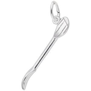 Kayak Paddle Charm White Gold - 10-2743