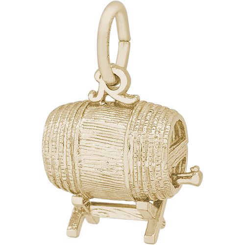 Keg Charm 10K Gold - 10-8136