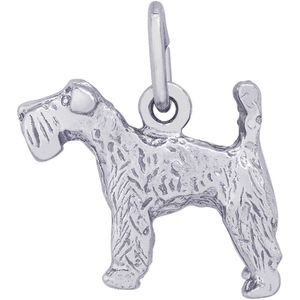 Kerry Blue Terrier Dog Charm Silver - 10-1095