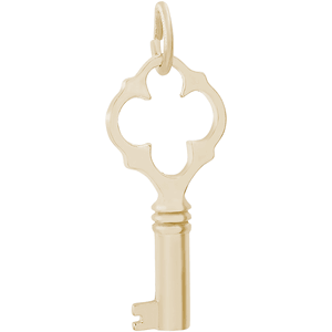 Key Charm 10K Gold - 10-0388