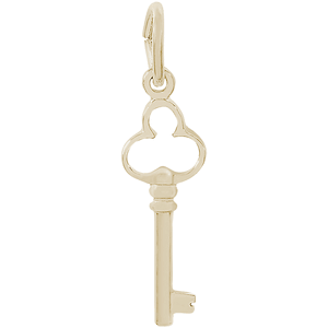 Key Charm Gold Plated - 10-0441