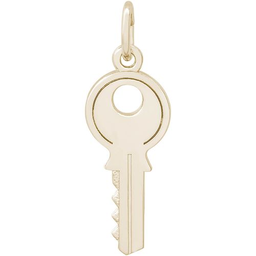 Key Charm Gold Plated - 10-0442
