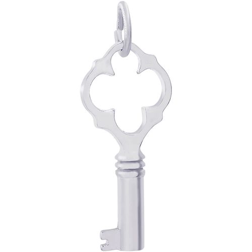 Key Charm White Gold - 10-0388