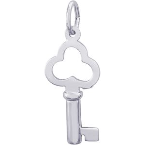 Key Scallop Charm Silver - 10-8405