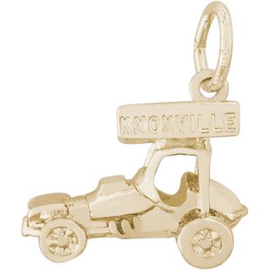 Knoxville Sprint Car Charm 10K Gold - 10-6441