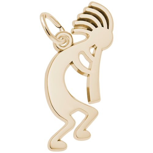 Kokopelli Charm 14K Gold - 10-3098