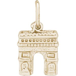 L'Arc De Triomphe Charm 10K Gold - 10-0631