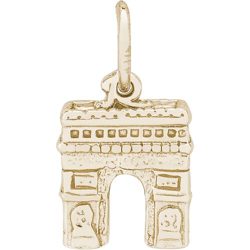 L'Arc De Triomphe Charm 14K Gold - 10-0631