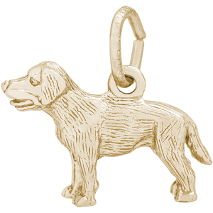 Labrador Retriever Dog Charm 10K Gold - 10-2404