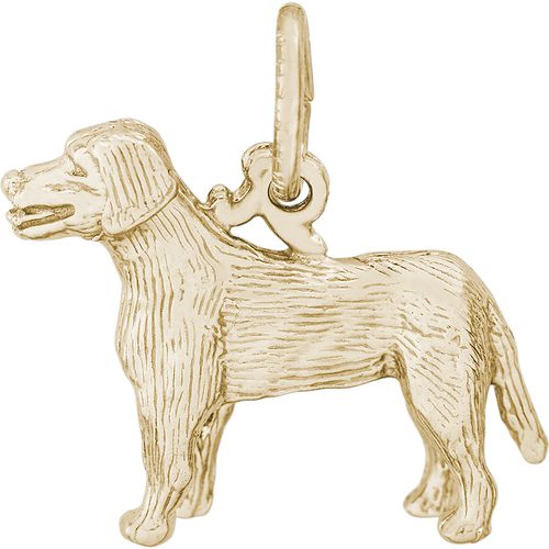Labrador Retriever Dog Charm 14K Gold - 10-3453