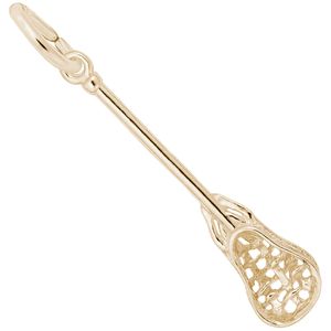 Lacrosse Stick Charm Gold Plated - 10-2739