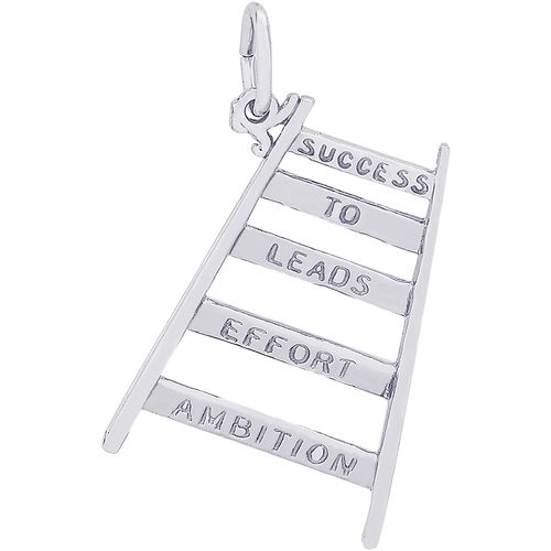 Ladder Of Success Charm White Gold - 10-2760