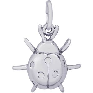 Ladybug Charm White Gold - 10-6384