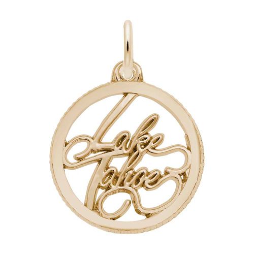 Lake Tahoe Charm Gold Plated - 10-6298