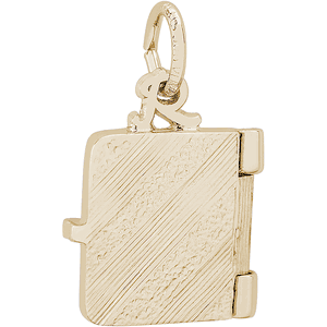 Laptop Computer Charm Gold Plated - 10-2600
