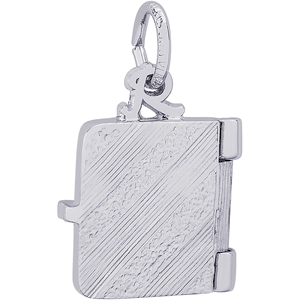 Laptop Computer Charm Silver - 10-2600