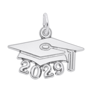 Rembrandt LARGE GRAD CAP 2029 Charm Gold Plated - 10-6929-0-gp