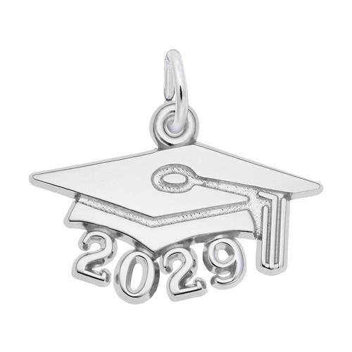 Rembrandt LARGE GRAD CAP 2029 Charm Gold Plated - 10-6929-0-gp