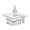 Rembrandt LARGE GRAD CAP 2030 Charm Gold Plated - 10-6930-0-gp