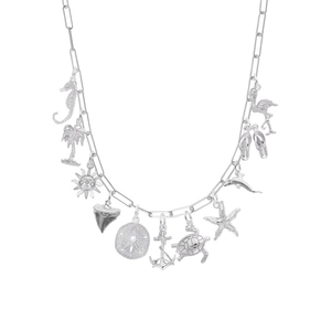 Rembrandt Large Nautical Necklace Set Necklace - Silver - 29-9000-310-SS