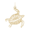 Rembrandt Large Turtle Charm - 14K Gold - 10-2481-0-14K