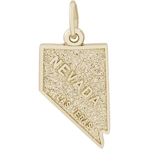 Las Vegas Nevada Charm Gold Plated - 10-4448