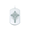 Rembrandt Laser Engraved - Crucifix - 8400 Charm - Silver - 10-1190-0-SS