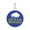 Rembrandt Let's Go Buffalo Blue and Yellow Disc Charm 14k White Gold - 10-1055-0-14kw